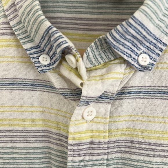 Vans Men’s Cotton Button Down Striped Shirt - Size Small - Picture 8 of 10